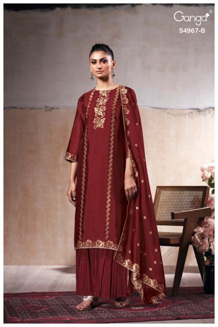 Ganga raashii 4967 wholesale dress materials for sale